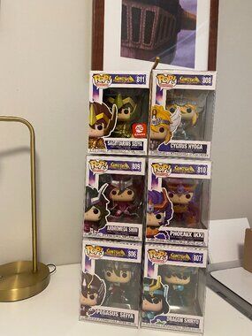 Funko Pop! Animation Saint Seiya Set (6) EUC